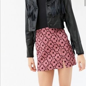 UO Darren Notched Mini Skirt